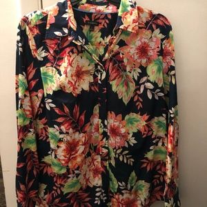 Talbots Floral Blouse